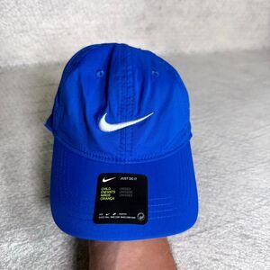 Nike Kids Blue Embroidered Athletic Hat One Size NEW